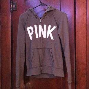 Victoria Secret Pink army green jacket!